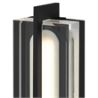 Alteck Avani 14.5 inch Aluminum LED Outdoor Wall Light Black