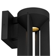 Alteck Aura 12 inch Aluminum LED Outdoor Wall Light Black