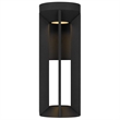 Alteck Aura 16 inch Aluminum LED Outdoor Wall Light Black