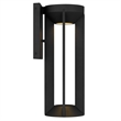 Alteck Aura 16 inch Aluminum LED Outdoor Wall Light Black