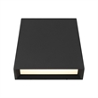 Alteck Fillet 6 inch Aluminum LED Outdoor Wall Light Black