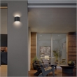 Alteck Veil 3 CCT Aluminum LED Outdoor Wall Light Black
