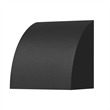 Alteck Slope 4.5 inch Aluminum LED Outdoor Wall Light Black