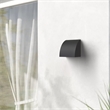 Alteck Slope 4.5 inch Aluminum LED Outdoor Wall Light Black