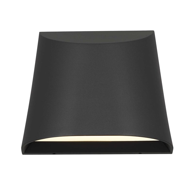 Alteck Ambit 5.5 inch Aluminum LED Outdoor Wall Light Black