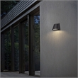 Alteck Ambit 5.5 inch Aluminum LED Outdoor Wall Light Black