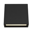 Alteck Slant 5 inch Aluminum LED Outdoor Wall Light Black