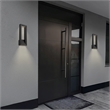 Alteck Paletto 22 inch Aluminum LED Outdoor Wall Light Black