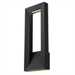 Alteck Paletto 22 inch Aluminum LED Outdoor Wall Light Black
