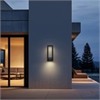 Alteck Paletto 28 inch Aluminum LED Outdoor Wall Light Black