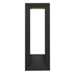 Alteck Paletto 28 inch Aluminum LED Outdoor Wall Light Black