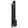 Alteck Paletto 28 inch Aluminum LED Outdoor Wall Light Black