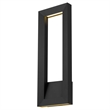 Alteck Paletto 28 inch Aluminum LED Outdoor Wall Light Black