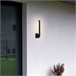 Alteck Lana 18 inch Aluminum LED Outdoor Wall Light Black