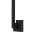 Alteck Lana 24 inch Aluminum LED Outdoor Wall Light Black