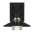 Alteck Radiant 9 inch Aluminum LED Outdoor Wall Light Black