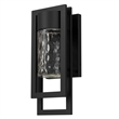 Alteck 2 Step 15 inch Aluminum LED Outdoor Wall Light Black