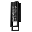Alteck 2 Step 19 inch Aluminum LED Outdoor Wall Light Black