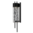Alteck 2 Step 19 inch Aluminum LED Outdoor Wall Light Black