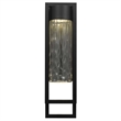 Alteck 2 Step 25 inch Aluminum LED Outdoor Wall Light Black