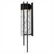 Alteck 2 Step 25 inch Aluminum LED Outdoor Wall Light Black