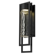 Alteck 2 Step 25 inch Aluminum LED Outdoor Wall Light Black