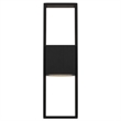 Alteck Miami 18 inch Aluminum LED Outdoor Wall Light Black