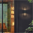 Alteck Miami 18 inch Aluminum LED Outdoor Wall Light Black