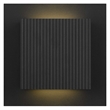 Alteck Miami 8 inch Aluminum LED Outdoor Wall Light Black