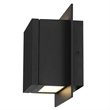 Alteck Miami 6.25 inch Aluminum LED Outdoor Wall Light Black