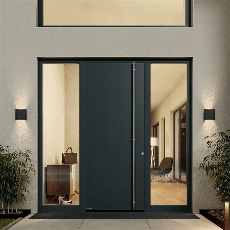 Alteck Miami 6.25 inch Aluminum LED Outdoor Wall Light Black