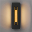 Alteck Layer 18 inch Aluminum LED Outdoor Wall Light Black & Brass