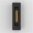 Alteck Layer 18 inch Aluminum LED Outdoor Wall Light Black & Brass
