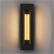 Alteck Layer 22 inch Aluminum LED Outdoor Wall Light Black & Brass