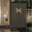Alteck Layer 22 inch Aluminum LED Outdoor Wall Light Black & Brass