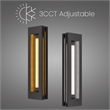Alteck Layer 30 inch Aluminum LED Outdoor Wall Light Black & Brass