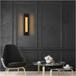 Alteck Layer 30 inch Aluminum LED Outdoor Wall Light Black & Brass