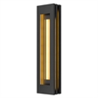 Alteck Layer 30 inch Aluminum LED Outdoor Wall Light Black & Brass