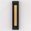 Alteck Layer 38 inch Aluminum LED Outdoor Wall Light Black & Brass