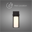 Alteck Kast 19 inch Aluminum LED Outdoor Wall Light Dark Bronze