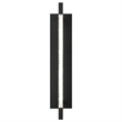 Alteck Solice 20 inch Aluminum LED Outdoor Wall Light Black
