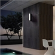 Alteck Solice 20 inch Aluminum LED Outdoor Wall Light Black