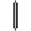 Alteck Solice 26 inch Aluminum LED Outdoor Wall Light Black