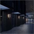 Alteck Solice 26 inch Aluminum LED Outdoor Wall Light Black