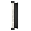 Alteck Solice 26 inch Aluminum LED Outdoor Wall Light Black