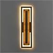 Alteck Panels 26 inch Aluminum LED Outdoor Wall Light in Bronze