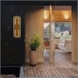 Alteck Panels 26 inch Aluminum LED Outdoor Wall Light in Bronze