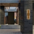Alteck Panels 26 inch Aluminum LED Outdoor Wall Light in Bronze