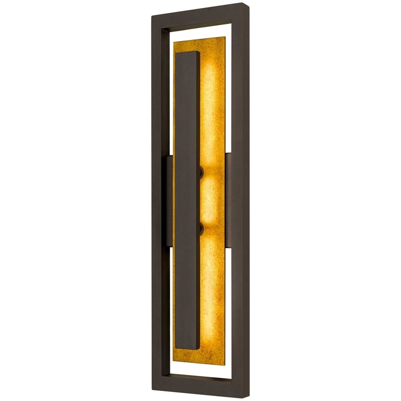 Alteck Panels 26 inch Aluminum LED Outdoor Wall Light in Bronze