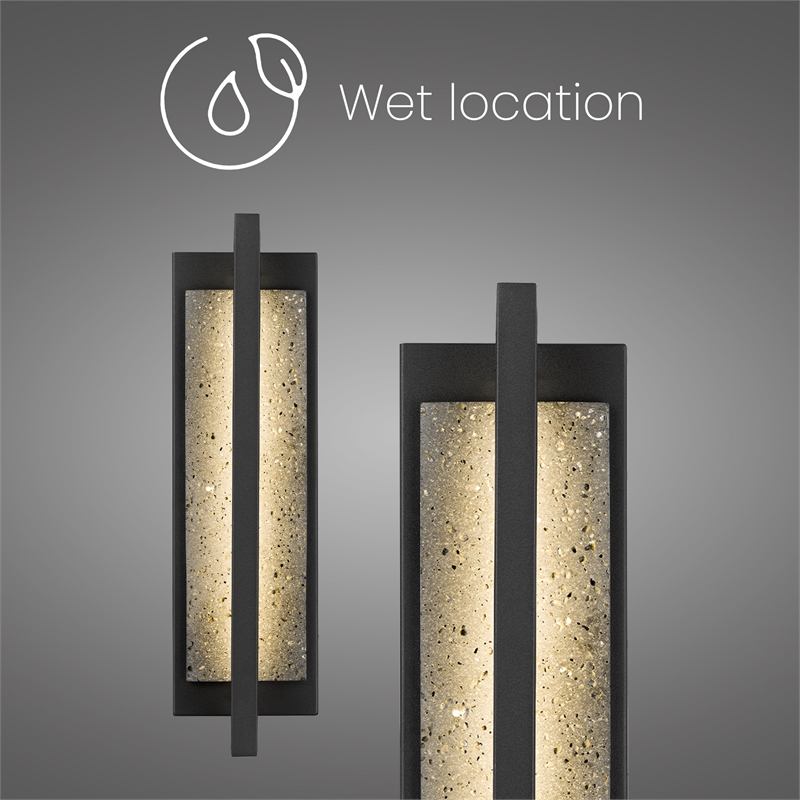Alteck Dakota 16 inch LED Outdoor Wall Light